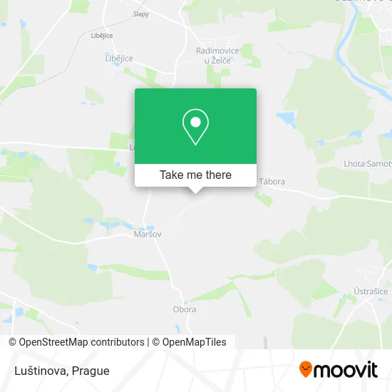 Карта Luštinova
