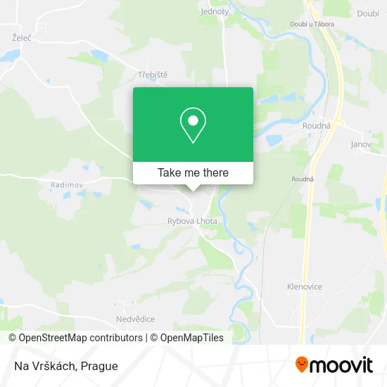 Карта Na Vrškách