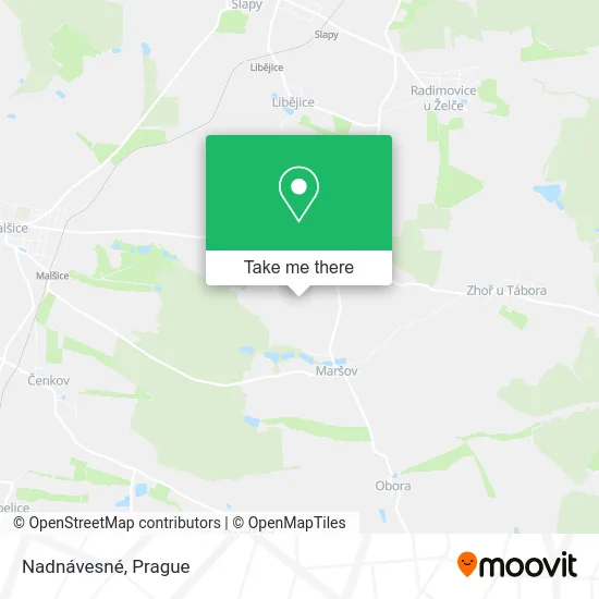 Карта Nadnávesné