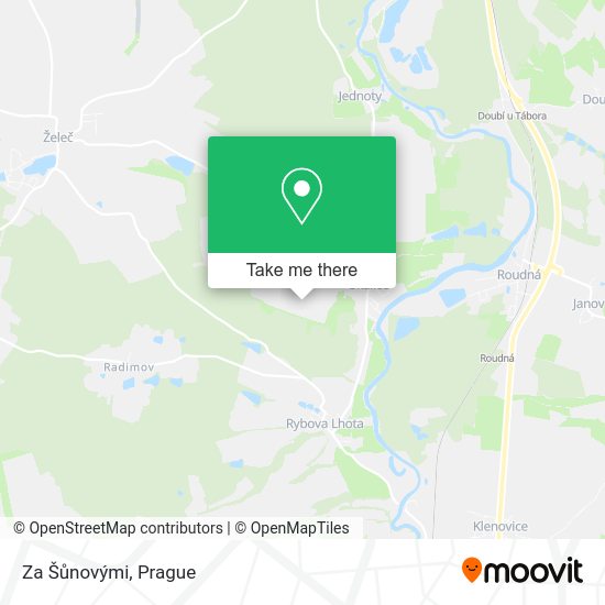 Za Šůnovými map