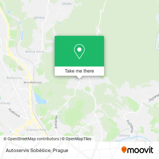 Карта Autoservis Soběšice
