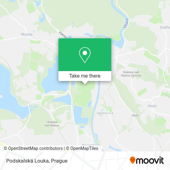 Карта Podskalská Louka