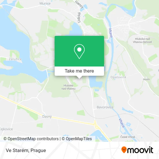 Карта Ve Starém