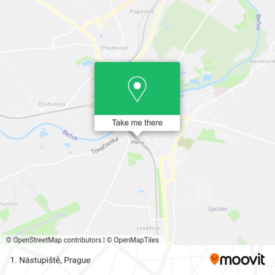 1. Nástupiště map