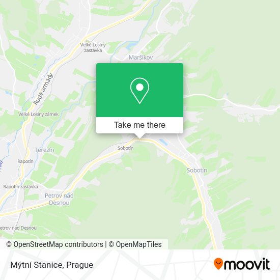 Mýtní Stanice map