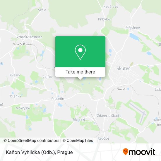 Kaňon Vyhlídka (Odb.) map