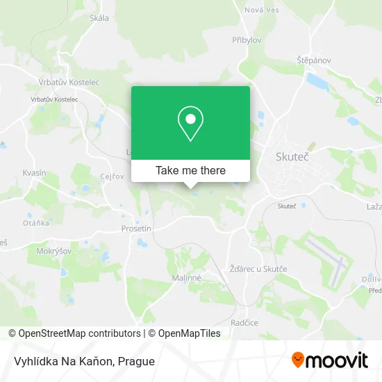 Карта Vyhlídka Na Kaňon