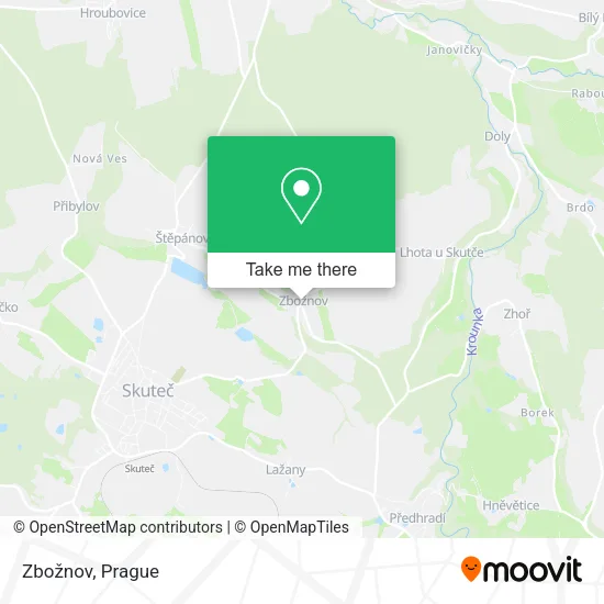 Карта Zbožnov