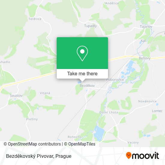 Bezděkovský Pivovar map