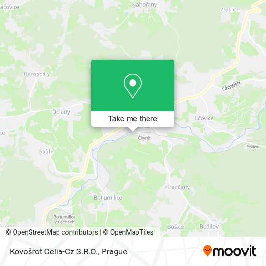 Kovošrot Celia-Cz S.R.O. map