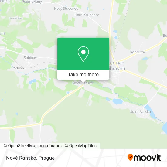 Карта Nové Ransko