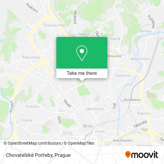 Chovatelské Potřeby map