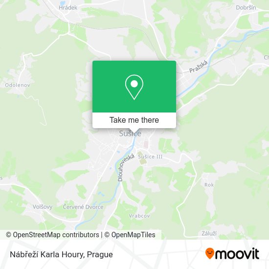 Nábřeží Karla Houry map