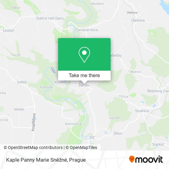 Kaple Panny Marie Sněžné map