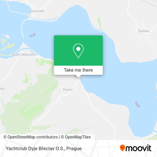 Yachtclub Dyje Břeclav O.S. map
