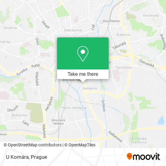 Карта U Komára