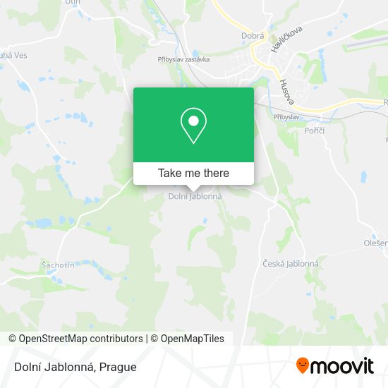 Dolní Jablonná map