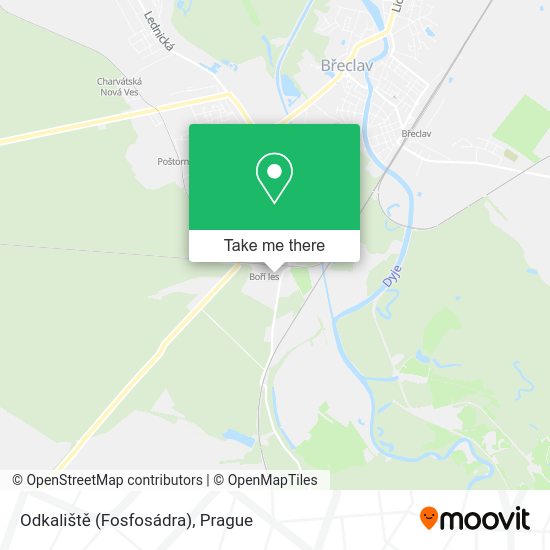 Карта Odkaliště (Fosfosádra)