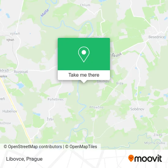 Карта Libovce