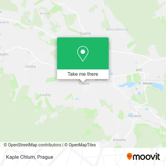 Карта Kaple Chlum
