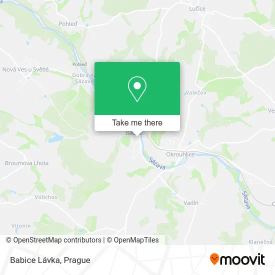 Карта Babice Lávka