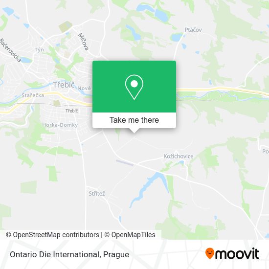 Ontario Die International map