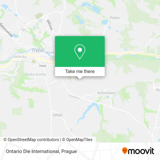 Карта Ontario Die International