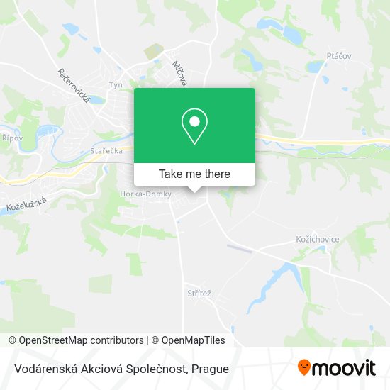 Vodárenská Akciová Společnost map