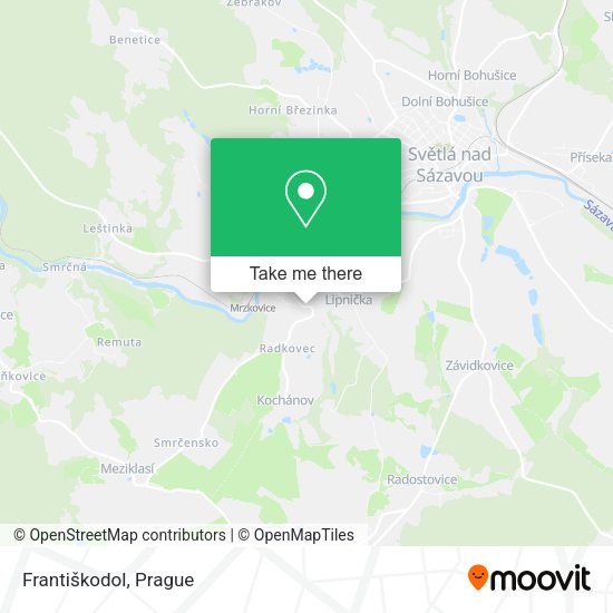 Карта Františkodol