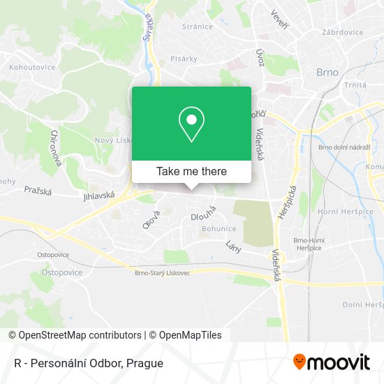 R - Personální Odbor map