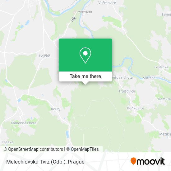Карта Melechiovská Tvrz (Odb.)
