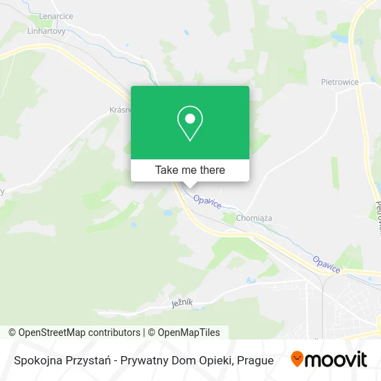 Карта Spokojna Przystań - Prywatny Dom Opieki