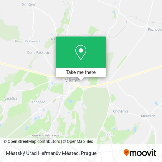 Městský Úřad Heřmanův Městec map