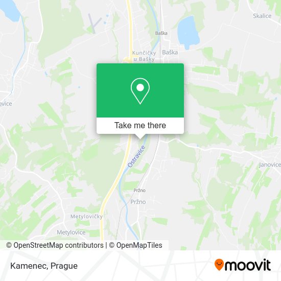 Карта Kamenec