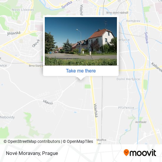 Nové Moravany map