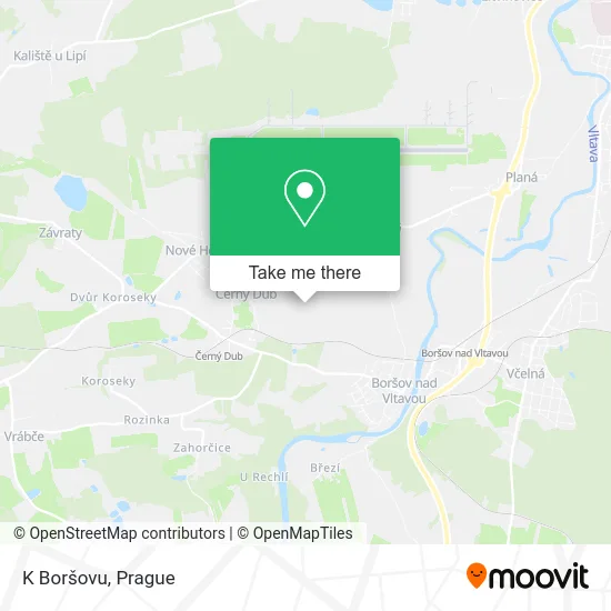 Карта K Boršovu