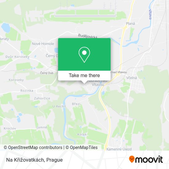 Na Křižovatkách map