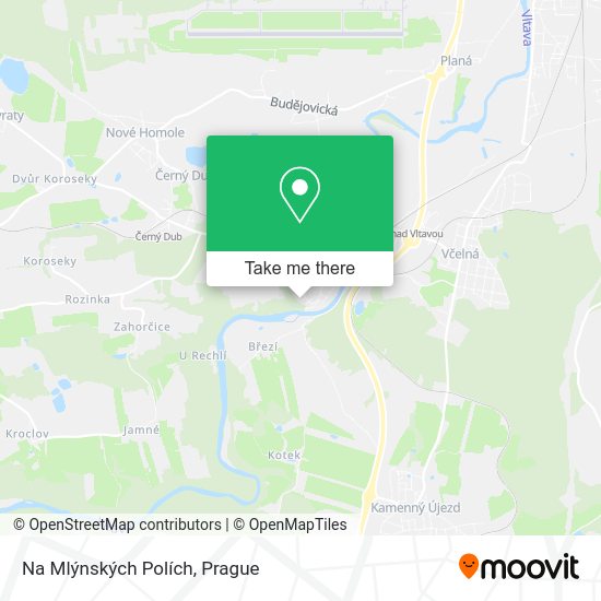 Na Mlýnských Polích map