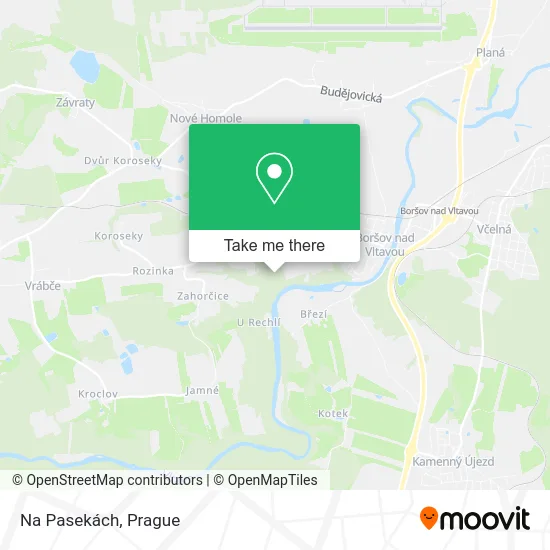 Карта Na Pasekách