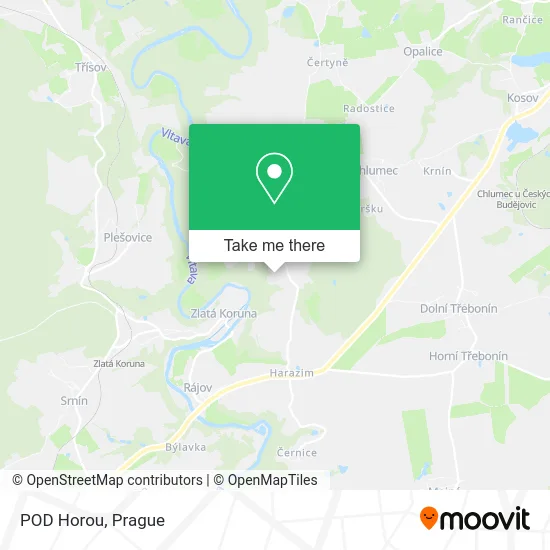 Карта POD Horou