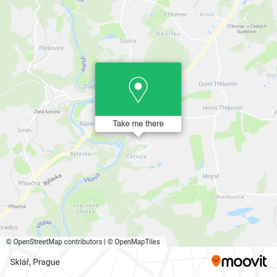 Карта Sklář