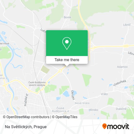 Na Světlických map
