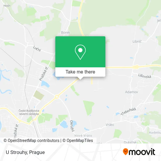 Карта U Strouhy