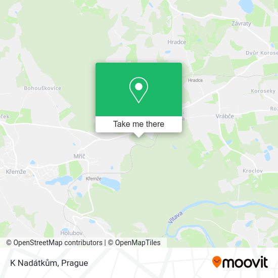 Карта K Nadátkům