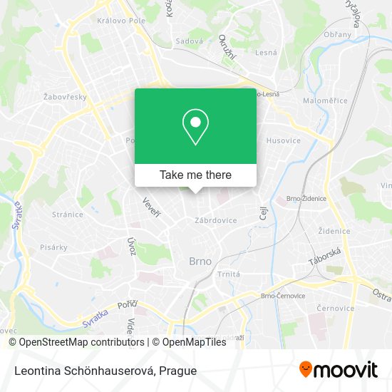 Leontina Schönhauserová map