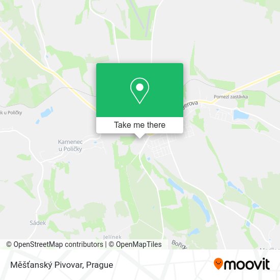 Měšťanský Pivovar map