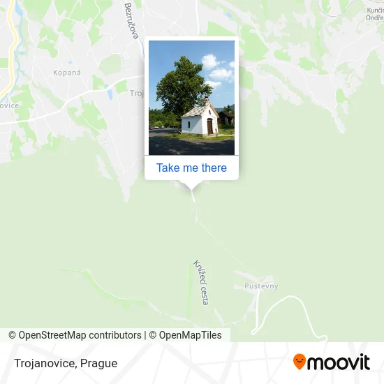 Карта Trojanovice