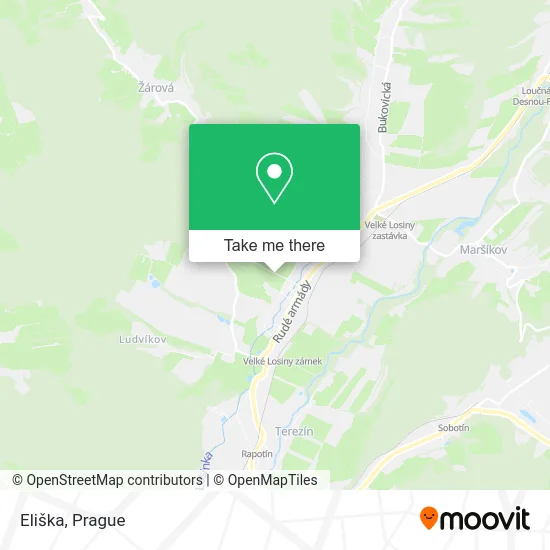 Карта Eliška