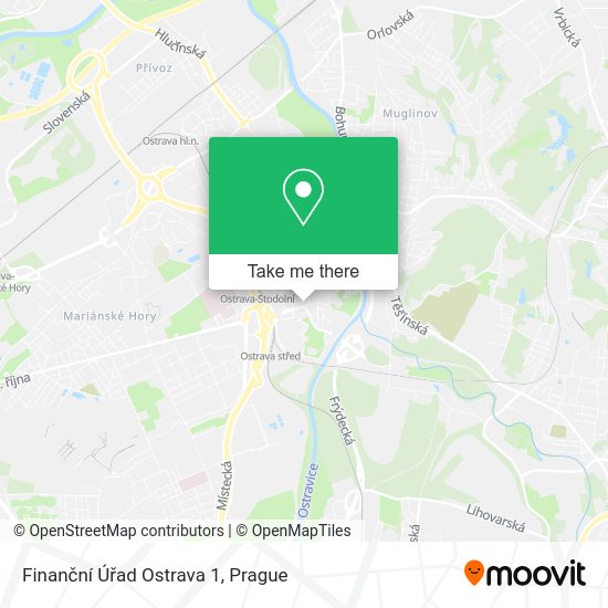Finanční Úřad Ostrava 1 map