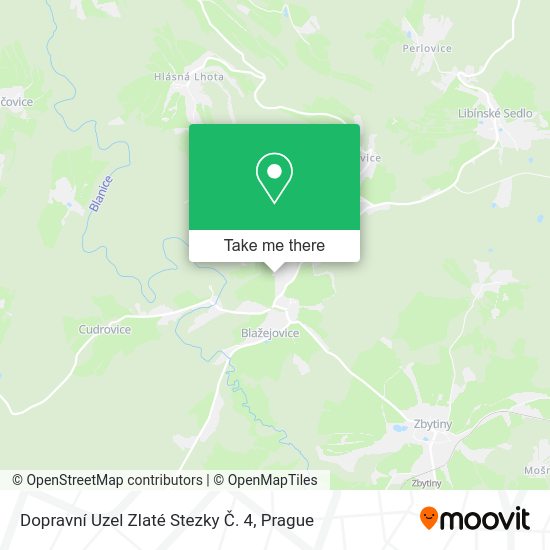 Dopravní Uzel Zlaté Stezky Č. 4 map